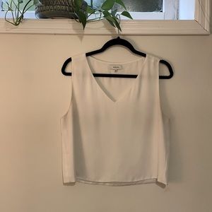 White Silky Babaton Blouse
